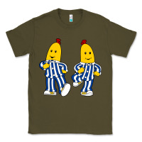 Army Green bananas double Classic Tee - PixelFlow