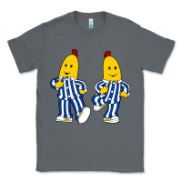 Charcoal Heather bananas double Classic Tee - PixelFlow