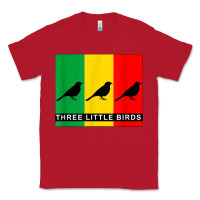 Red THREE LITTLE BIRDS Classic Tee - PixelFlow