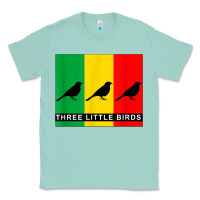 Seafoam THREE LITTLE BIRDS Classic Tee - PixelFlow
