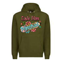 Army Green little miss preschool Premium Hoodie - RanaPortraitStore