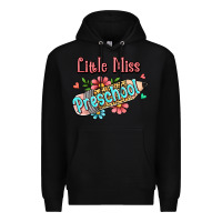 Black little miss preschool Premium Hoodie - RanaPortraitStore