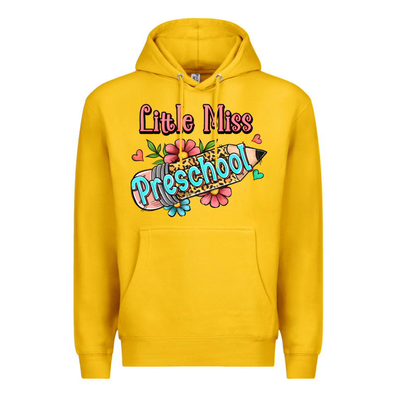 Little Miss Preschool Premium Hoodie by RanaPortraitStore | Teevron