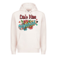 Pale Pink little miss preschool Premium Hoodie - RanaPortraitStore