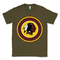 Army Green the indian red skins clasic Classic Tee - PixelFlow
