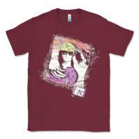 Burgundy Kim Mitchell, the Kim Mitchell, Kim Mitchell art, Kim Mitchell vintage Classic Tee - PixelFlow