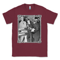 Burgundy Lee Harvey Oswald and the Jack Ru Classic Tee - PixelFlow