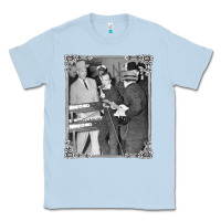 Dusty Blue Lee Harvey Oswald and the Jack Ru Classic Tee - PixelFlow