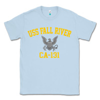Dusty Blue uss fall river ca 131 Classic Tee - PixelFlow