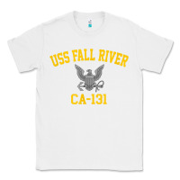 White uss fall river ca 131 Classic Tee - PixelFlow