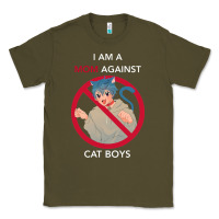 Army Green i am a mom against cat boys Classic Tee - PixelFlow