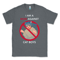 Charcoal Heather i am a mom against cat boys Classic Tee - PixelFlow