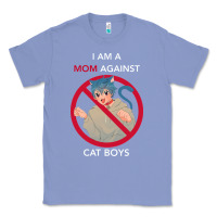 Colony Blue i am a mom against cat boys Classic Tee - PixelFlow