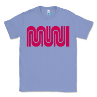 Colony Blue sf muni bart    muni Classic Tee - PixelFlow