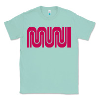 Seafoam sf muni bart    muni Classic Tee - PixelFlow