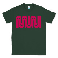 Sports Green sf muni bart    muni Classic Tee - PixelFlow