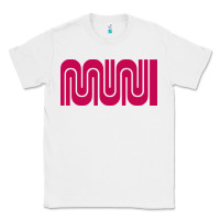 White sf muni bart    muni Classic Tee - PixelFlow