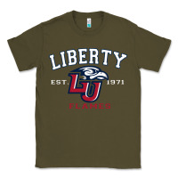 Army Green liberty university flames football lynchburg virginia sparky the eagle Classic Tee - PixelFlow