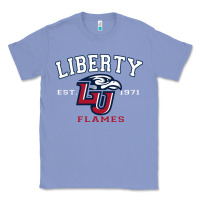 Colony Blue liberty university flames football lynchburg virginia sparky the eagle Classic Tee - PixelFlow