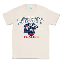Natural liberty university flames football lynchburg virginia sparky the eagle Classic Tee - PixelFlow