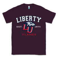 Plum liberty university flames football lynchburg virginia sparky the eagle Classic Tee - PixelFlow