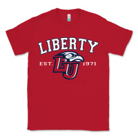Red liberty university flames football lynchburg virginia sparky the eagle Classic Tee - PixelFlow