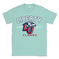 Seafoam liberty university flames football lynchburg virginia sparky the eagle Classic Tee - PixelFlow