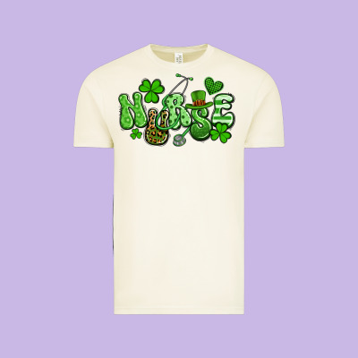 Nurse St Patrick's Day Vintage Tee Designed By Artiststas
