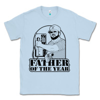 Dusty Blue Gary Plauche Classic Tee - PixelFlow