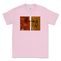 Bubblegum Pink It’s Always Sunny Painting Classic Tee - PixelFlow