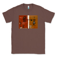 Chestnut It’s Always Sunny Painting Classic Tee - PixelFlow