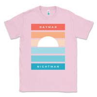 Bubblegum Pink DAYMAN NIGHTMAN - It's Always Sunny Classic Tee - PixelFlow