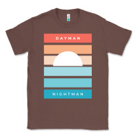 Chestnut DAYMAN NIGHTMAN - It's Always Sunny Classic Tee - PixelFlow
