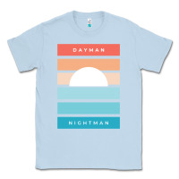 Dusty Blue DAYMAN NIGHTMAN - It's Always Sunny Classic Tee - PixelFlow