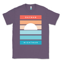 Lavender DAYMAN NIGHTMAN - It's Always Sunny Classic Tee - PixelFlow