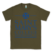 Army Green saint mary's college belles Classic Tee - PixelFlow