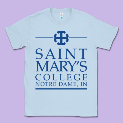 Saint Mary's College Belles Classic Tee Designed By Pixelflow