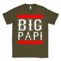 Army Green big papi Classic Tee - PixelFlow