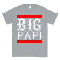 Heather Grey big papi Classic Tee - PixelFlow