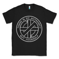 Black Crass   There Is No  Authority But Yourself Classic Classic Tee - PixelFlow