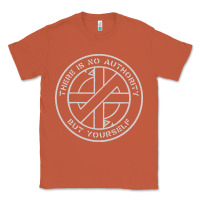 Copper Crass   There Is No  Authority But Yourself Classic Classic Tee - PixelFlow