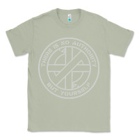 Matcha Crass   There Is No  Authority But Yourself Classic Classic Tee - PixelFlow