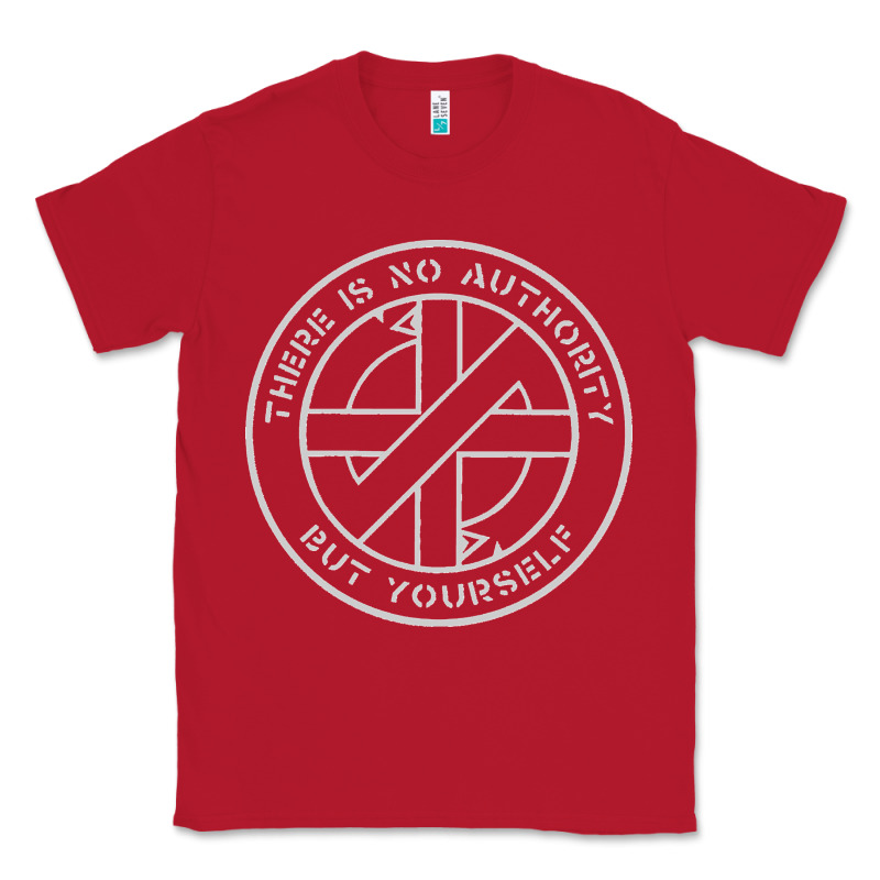 Crass   There Is No  Authority But Yourself Classic Classic Tee by PixelFlow | Teevron