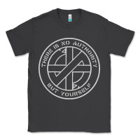 Smoke Crass   There Is No  Authority But Yourself Classic Classic Tee - PixelFlow