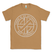 Toasted Coconut Crass   There Is No  Authority But Yourself Classic Classic Tee - PixelFlow