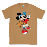 Toasted Coconut micky-playing-baseball-cartoon-illustration-- Classic Tee - PixelFlow