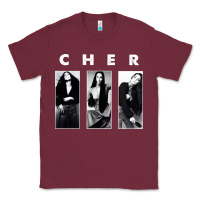 Burgundy Cher, Cher Heart of Stone, Cher Cher Cher Cher Cher, Cher Cher Cher Ch Classic Tee - PixelFlow