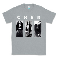 Heather Grey Cher, Cher Heart of Stone, Cher Cher Cher Cher Cher, Cher Cher Cher Ch Classic Tee - PixelFlow
