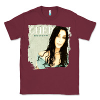 Burgundy Cher Believe Tour, Cher Believe Tours, Cher, Believe, Tour, the Cher B Classic Tee - PixelFlow
