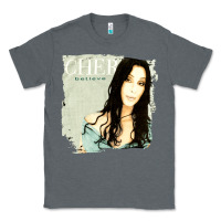 Charcoal Heather Cher Believe Tour, Cher Believe Tours, Cher, Believe, Tour, the Cher B Classic Tee - PixelFlow